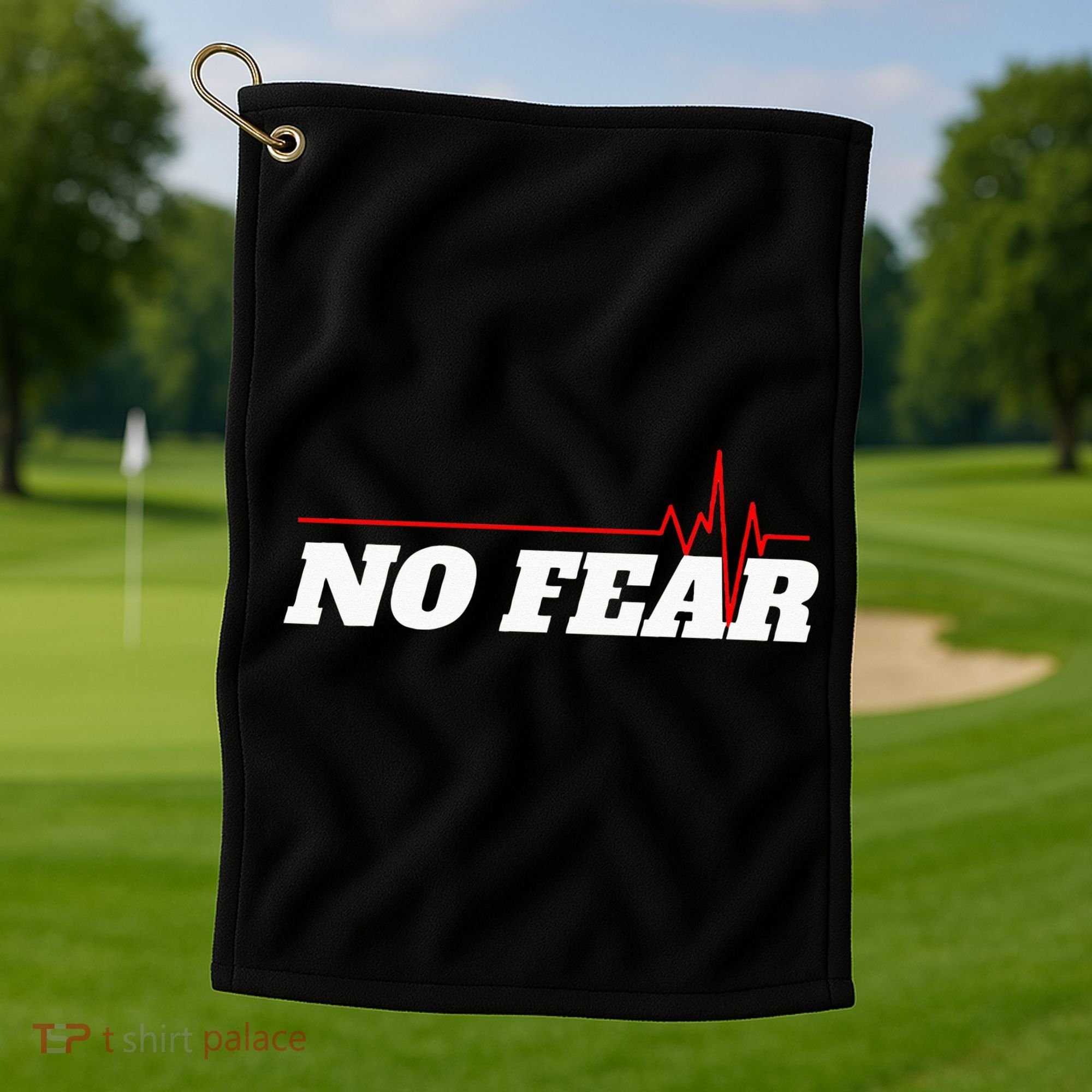 No Fear Motivation Golf Towel