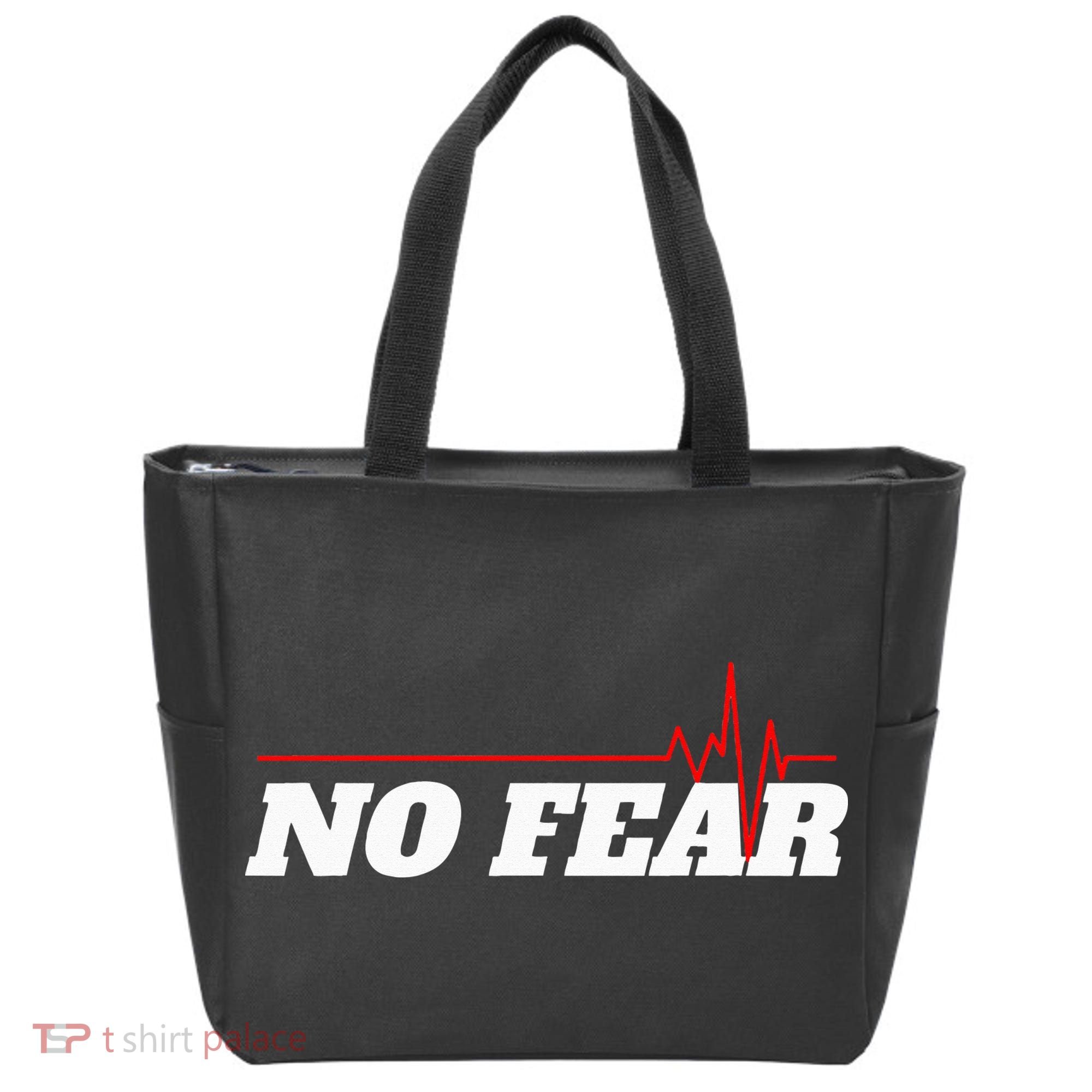 No Fear Motivation Tote Bag