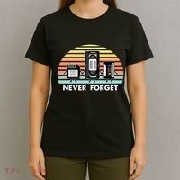 Never Forget Media Floppy Disk Vhs Casette Audio Tape T-Shirt thumb 4