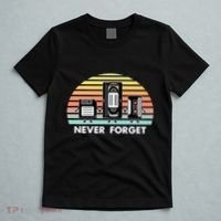 Never Forget Media Floppy Disk Vhs Casette Audio Tape T-Shirt thumb 5
