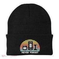 Never Forget Media Floppy Disk Vhs Casette Audio Tape Beanie thumb 0