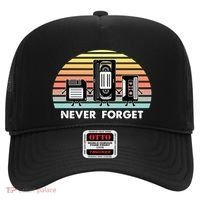 Never Forget Media Floppy Disk Vhs Casette Audio Tape Hat thumb 0
