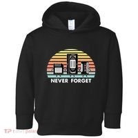 Never Forget Media Floppy Disk Vhs Casette Audio Tape Toddler Hoodie thumb 0