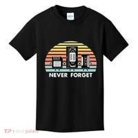 Never Forget Media Floppy Disk Vhs Casette Audio Tape Kids T-Shirt thumb 0