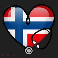 Norway Flag Norwegian Nurse Stethoscope Heart Women's Sweatshirt thumb 2