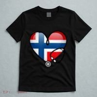 Norway Flag Norwegian Nurse Stethoscope Heart T-Shirt thumb 5