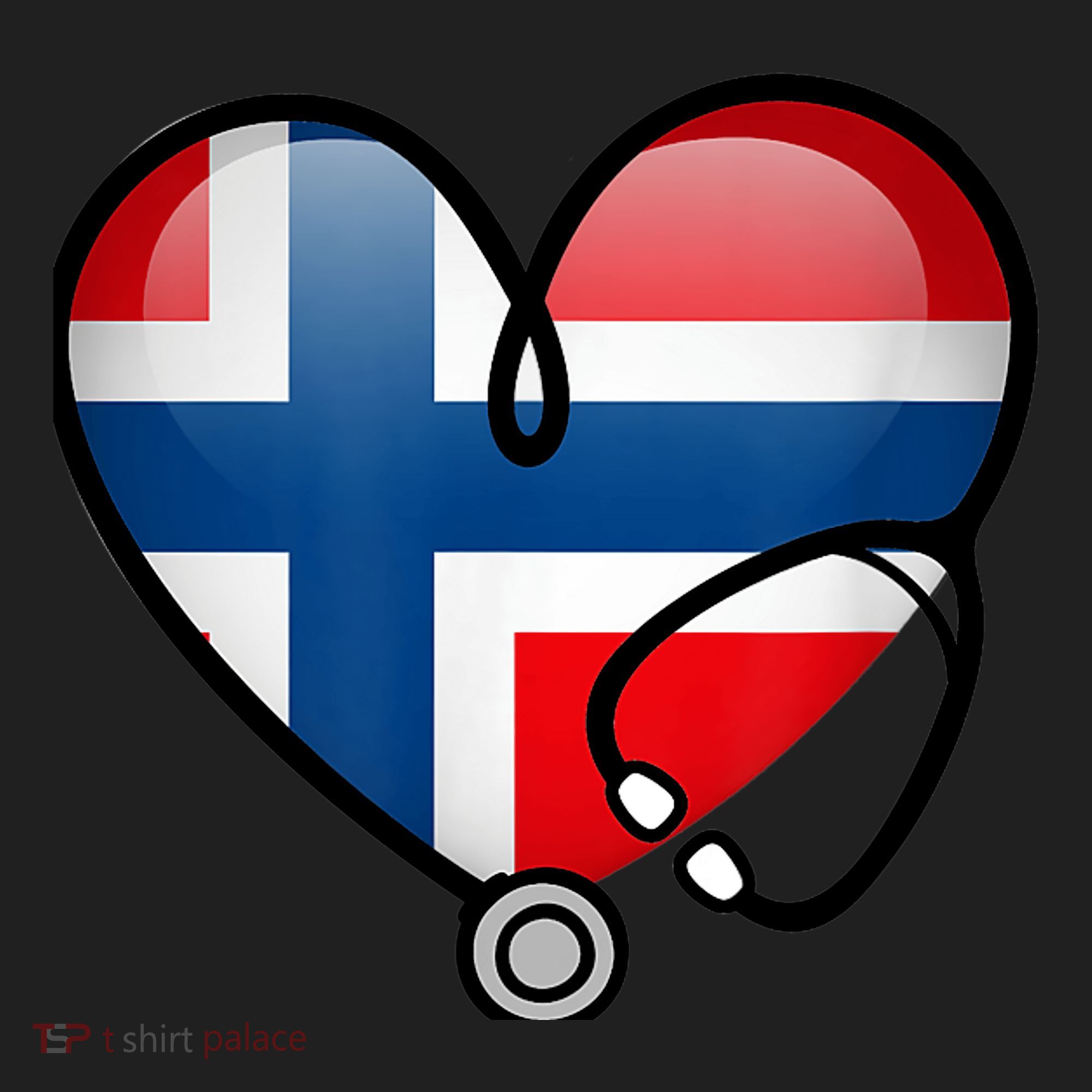 Norway Flag Norwegian Nurse Stethoscope Heart Tumbler