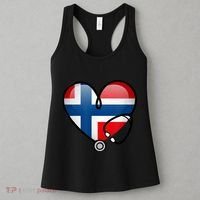 Norway Flag Norwegian Nurse Stethoscope Heart Women's Tank Top thumb 3