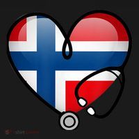 Norway Flag Norwegian Nurse Stethoscope Heart Women's Tank Top thumb 5