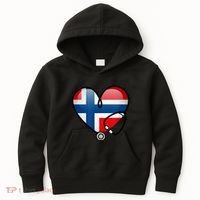 Norway Flag Norwegian Nurse Stethoscope Heart Kids Hoodie thumb 0