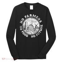 No Farmers No Food No Future Great Gift Long Sleeve Shirt thumb 0