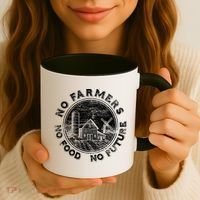 No Farmers No Food No Future Great Gift Coffee Mug thumb 3