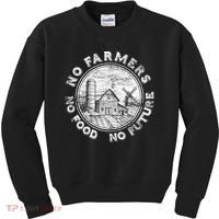 No Farmers No Food No Future Great Gift Kids Sweatshirt thumb 0