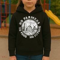 No Farmers No Food No Future Great Gift Kids Hoodie thumb 3
