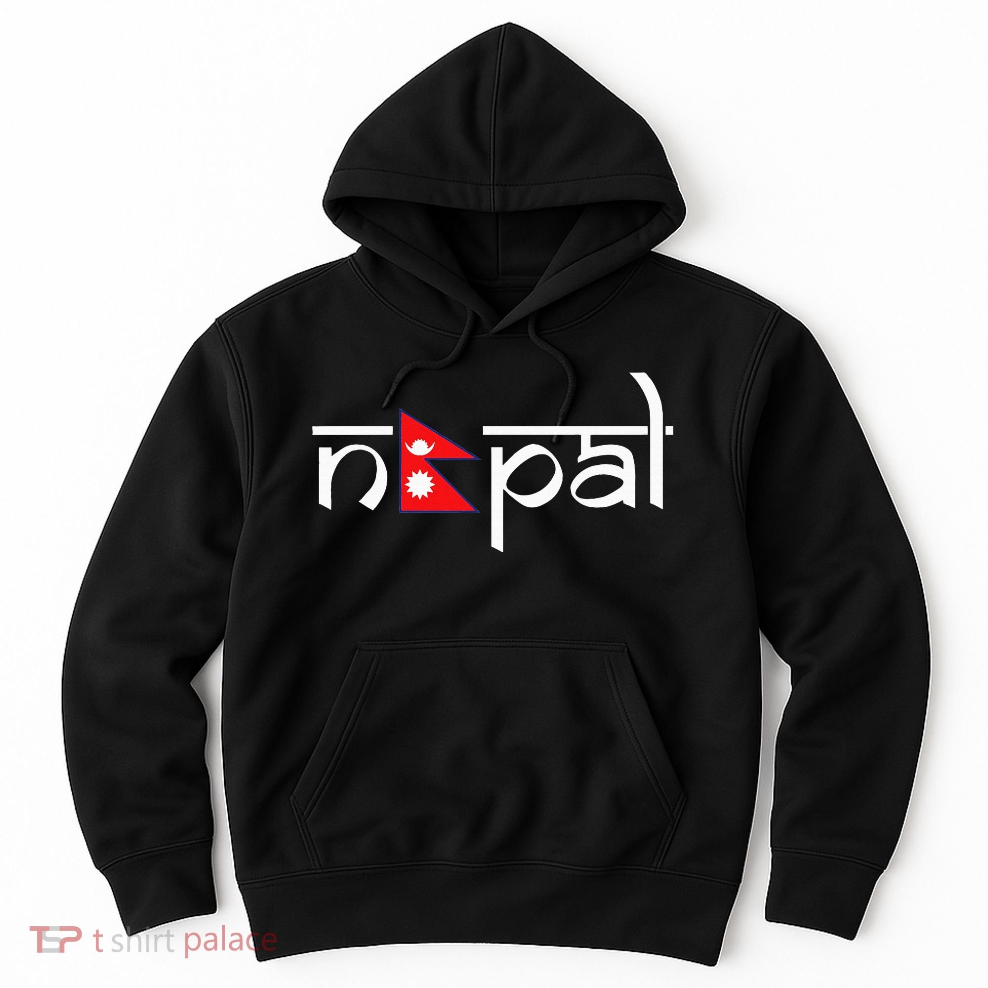 Nepal Flag Hoodie
