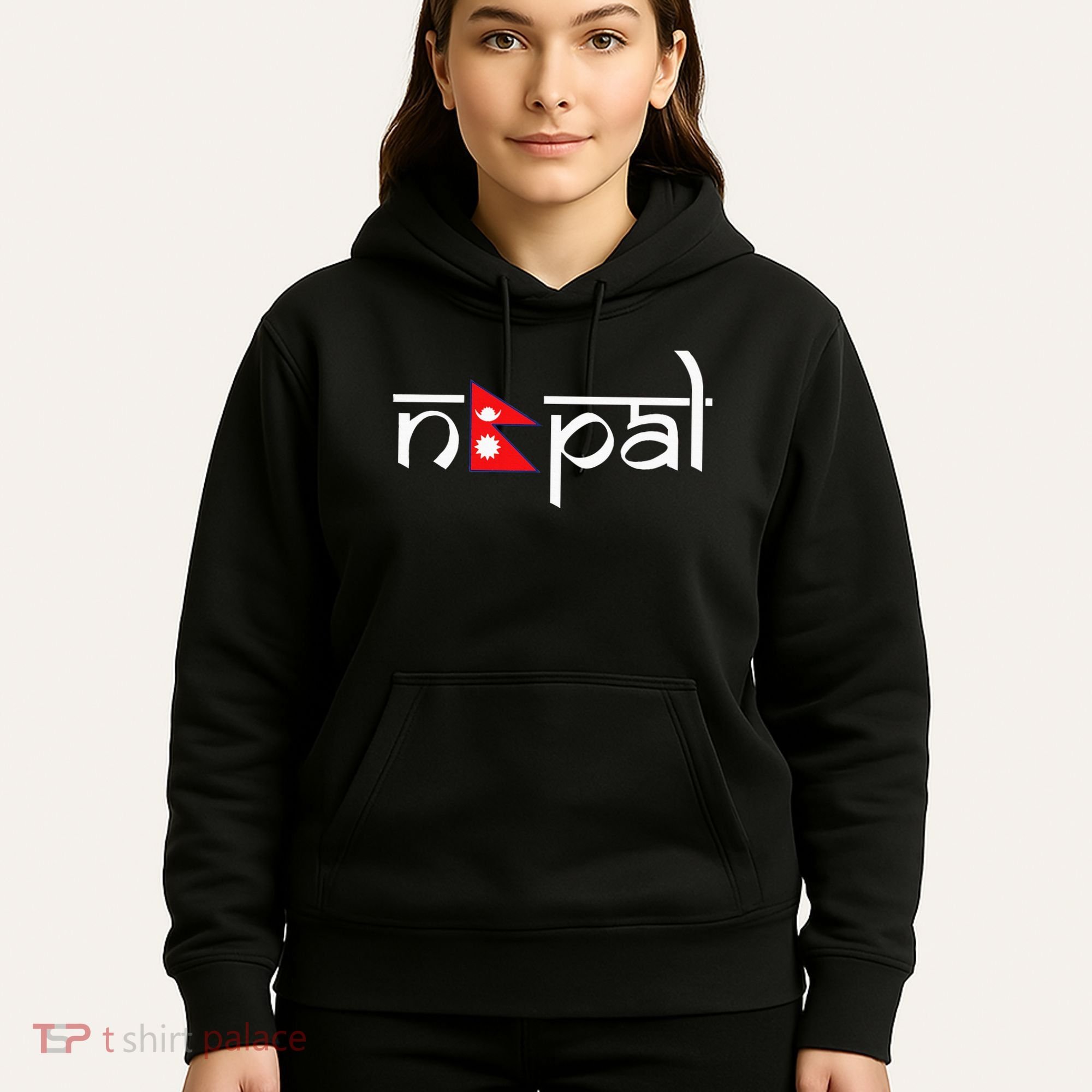Nepal Flag Hoodie