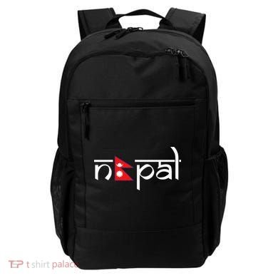 Nepal Flag Backpack