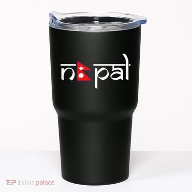 Nepal Flag Tumbler