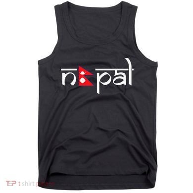 Nepal Flag Tank Top