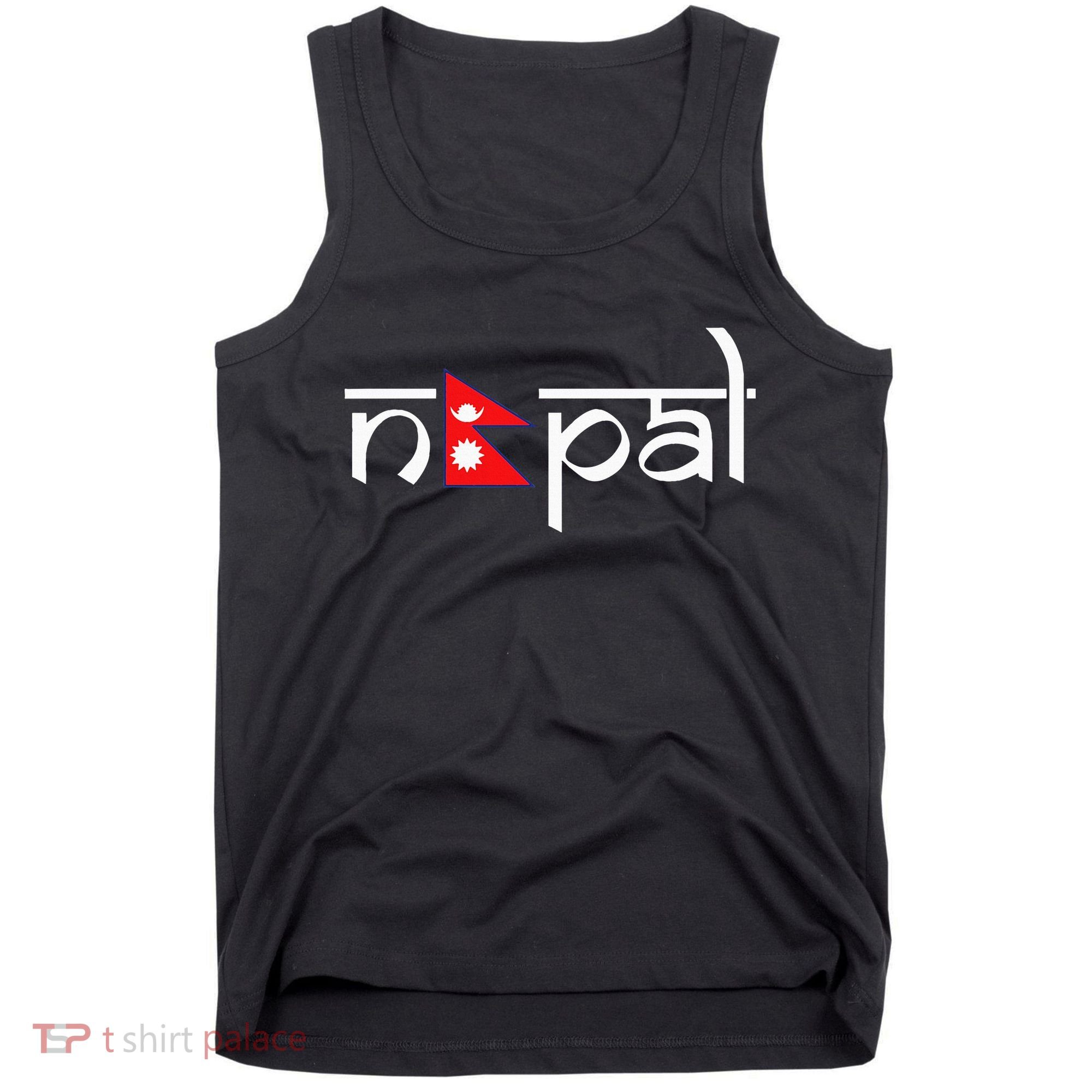 Nepal Flag Tank Top