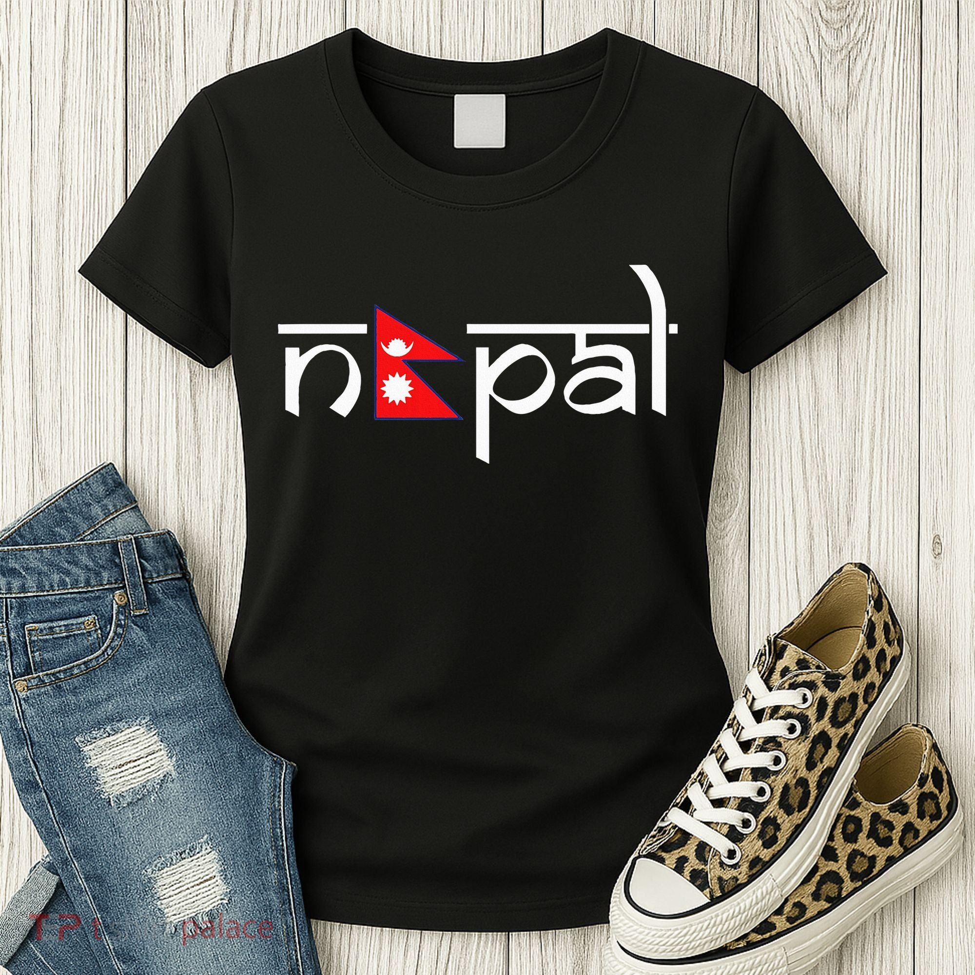 Nepal Flag Women's T-Shirt