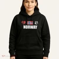 Norway Football Hoodie thumb 5