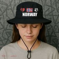 Norway Football Bucket Hat thumb 3