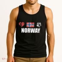 Norway Football Tank Top thumb 3