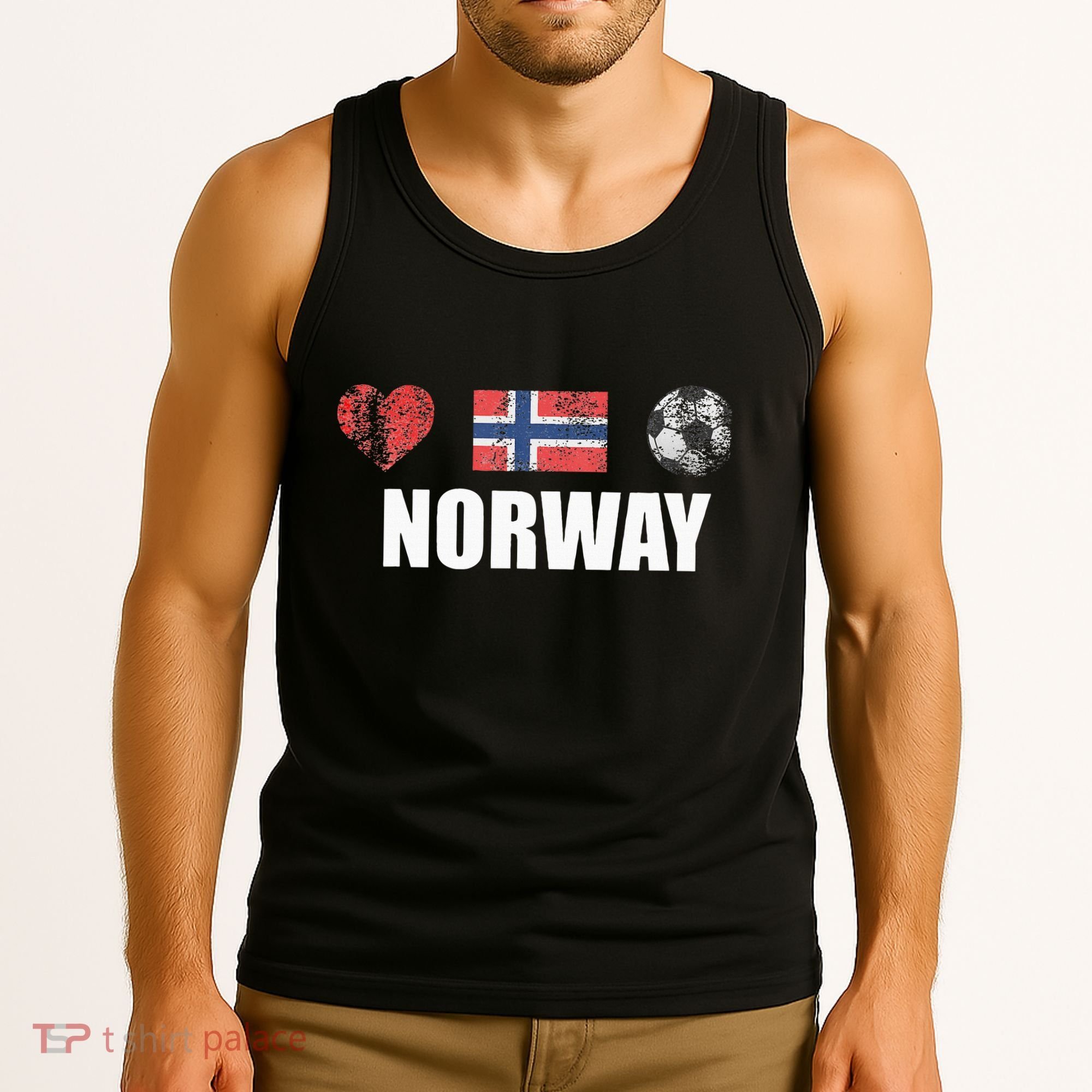 Norway Football Tank Top