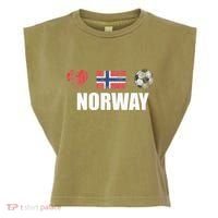 Norway Football Garment-Dyed Women's Muscle Tee thumb 0
