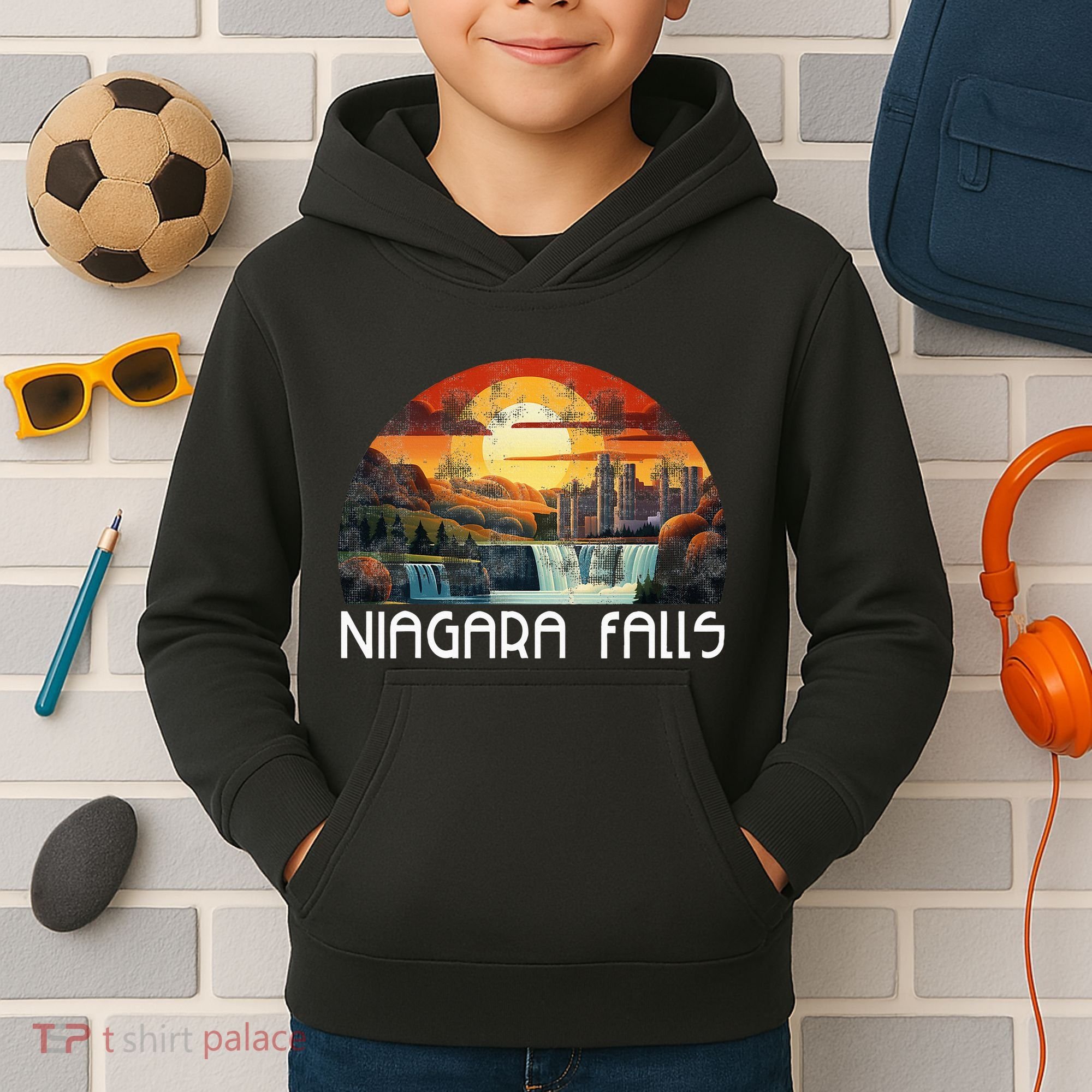 Niagara Falls Niagara Falls Kids Hoodie