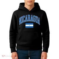 Nicaragua Flag Kids Hoodie thumb 4