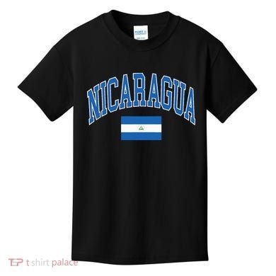 Nicaragua Flag Kids T-Shirt