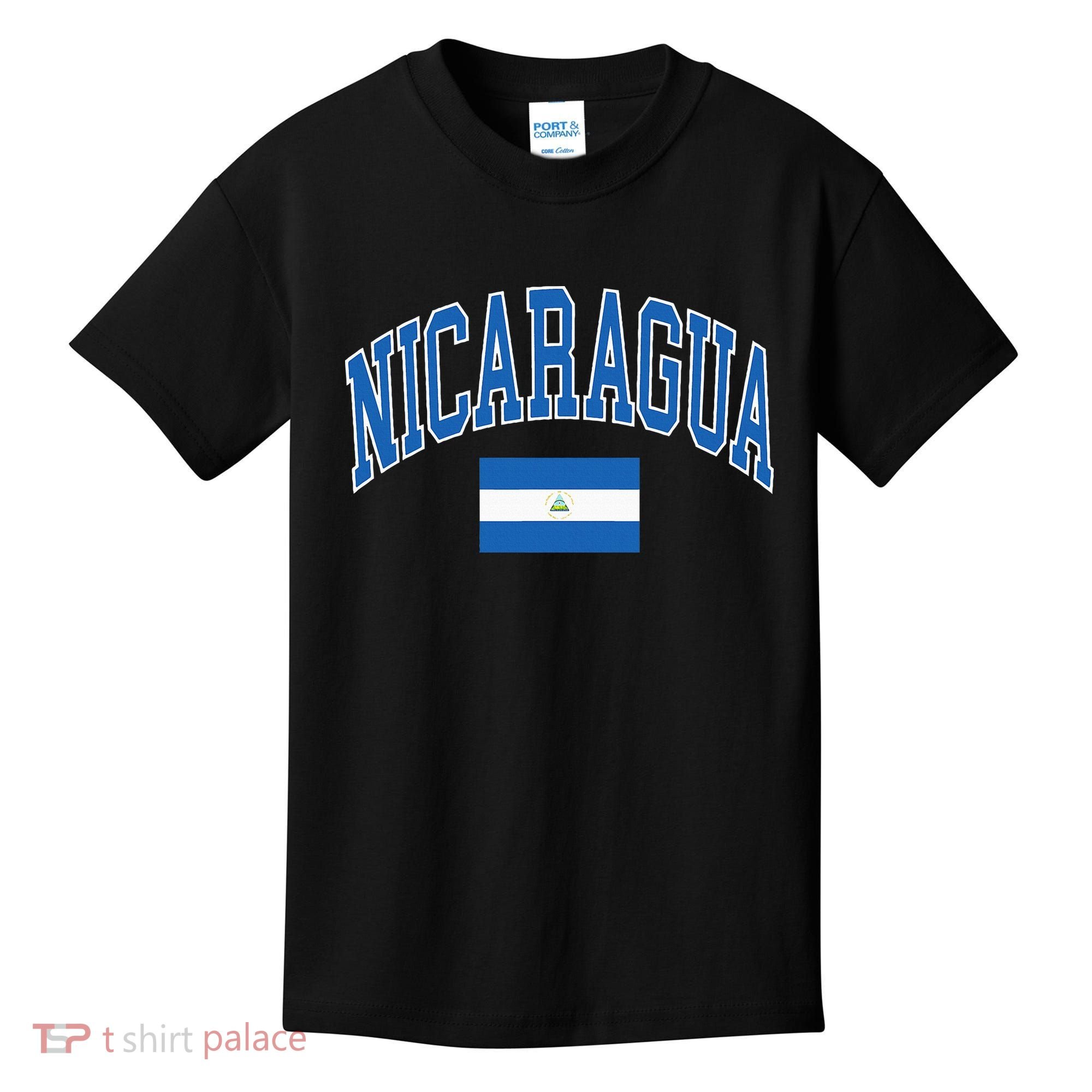 Nicaragua Flag Kids T-Shirt