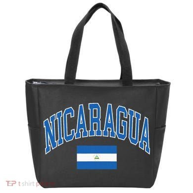 Nicaragua Flag Tote Bag