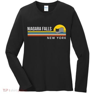 Niagara Falls New York Souvenir Women's Long Sleeve Shirt