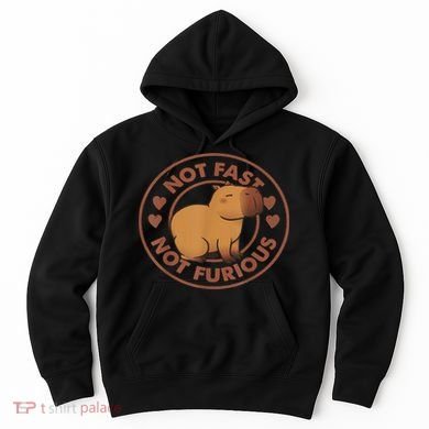 Not Fast Not Furious Capybara Hoodie