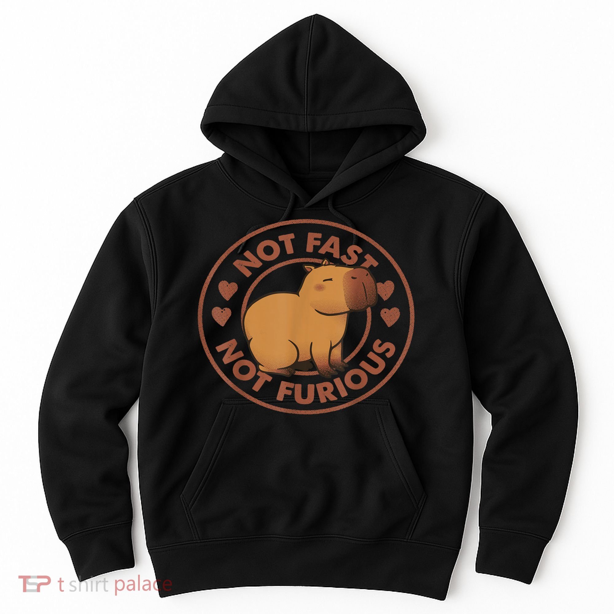 Not Fast Not Furious Capybara Hoodie