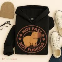 Not Fast Not Furious Capybara Hoodie thumb 4