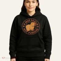 Not Fast Not Furious Capybara Hoodie thumb 5