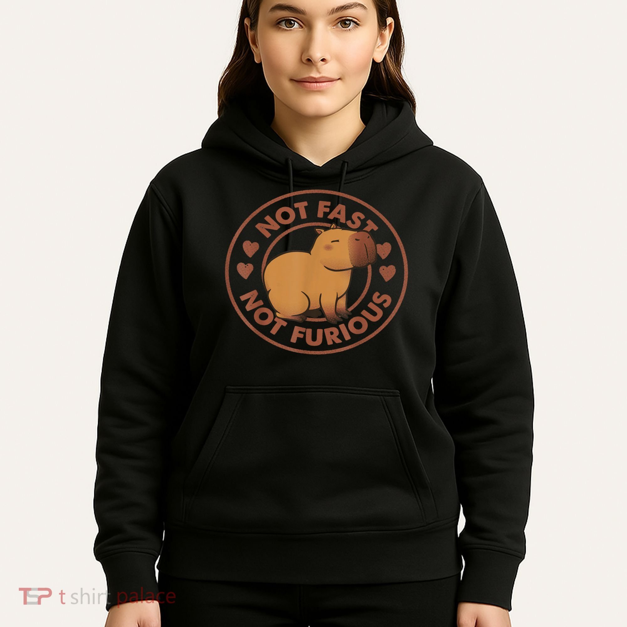 Not Fast Not Furious Capybara Hoodie