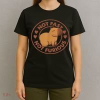 Not Fast Not Furious Capybara T-Shirt thumb 4