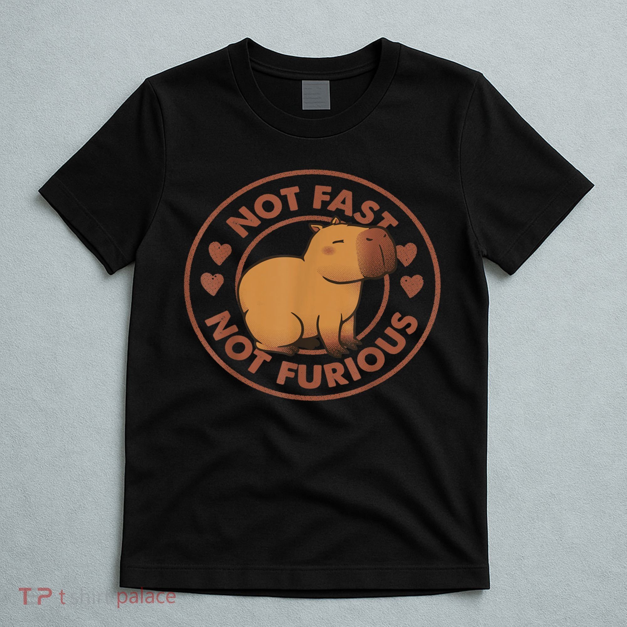 Not Fast Not Furious Capybara T-Shirt