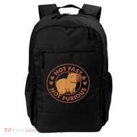 Not Fast Not Furious Capybara Backpack thumb 0