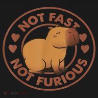 Not Fast Not Furious Capybara Polo thumb 3