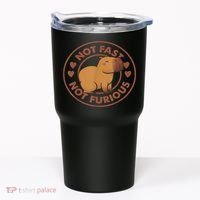 Not Fast Not Furious Capybara Tumbler thumb 0