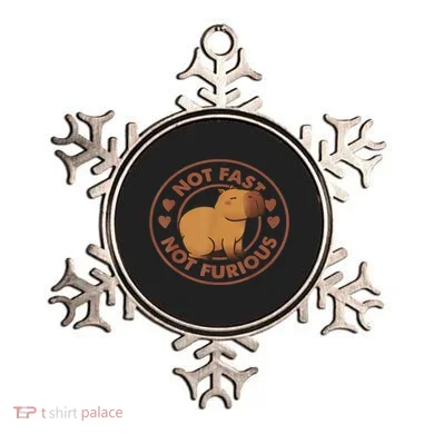 Not Fast Not Furious Capybara Ornament