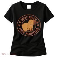 Not Fast Not Furious Capybara Women's T-Shirt thumb 0