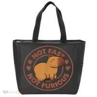 Not Fast Not Furious Capybara Tote Bag thumb 0