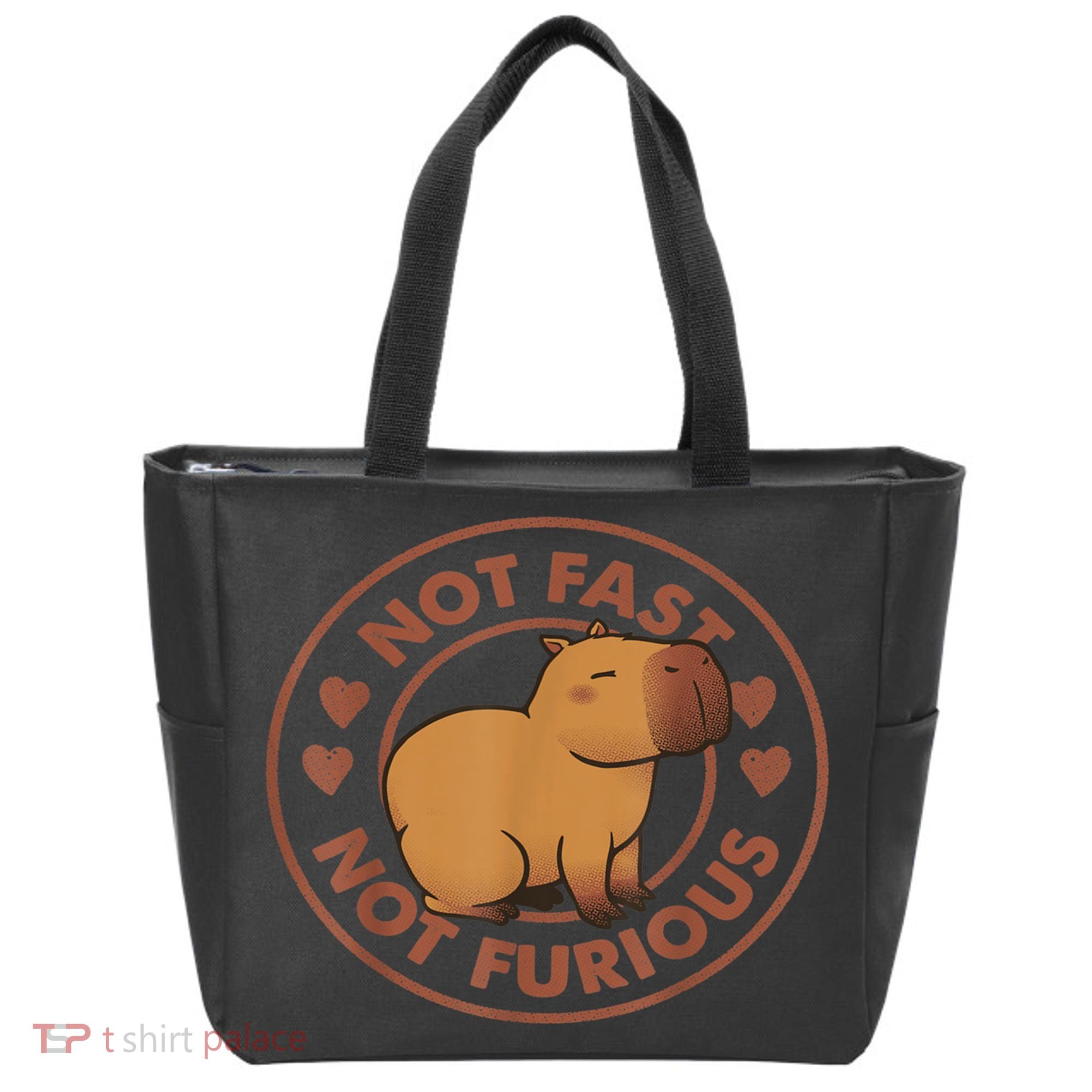 Not Fast Not Furious Capybara Tote Bag